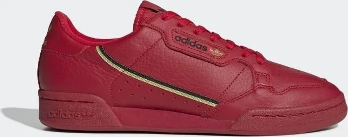 adidas Continental 80 scarlet/gold metallic/core black