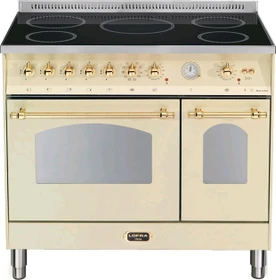 Lofra DOLCEVITA 90 RBID96MFTE/5i Doppel-Elektroherd mit Gas-Kochfeld messing finish