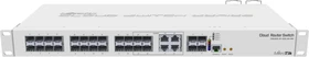 MikroTik Cloud Router Switch CRS328 Dual Boot Rackmount Gigabit Managed Switch, 20x SFP, 4x SFP+, 4x RJ-45/SFP (CRS328-4C-20S-4S+RM)