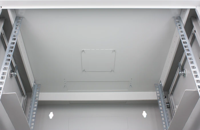 Rockstable 19" Wandschrank 12HE, Sicherheitsglastür, IP2X, weiß, 600mm tief
