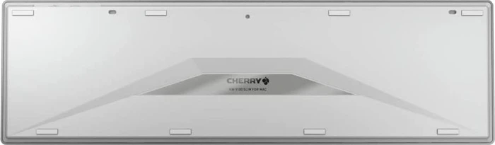 Cherry KW 9100 Slim for Mac, silber/weiß, USB/Bluetooth, DE
