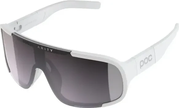 POC Aspire Mid hydrogen white/clarity road violet silver mirror cat 3