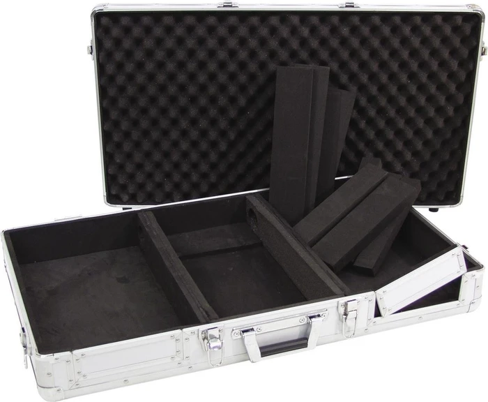 Roadinger Universal-Konsole DIGI-2 2xCD/1xM-10 silber