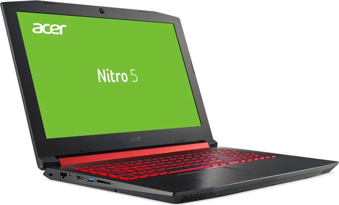 Acer Nitro 5 AN515-51-577E, Core i5-7300HQ, 8GB RAM, 256GB SSD, 1TB HDD, GeForce GTX 1050 Ti, DE