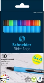 Schneider Slider Edge, XB 6+4 Kugelschreiber sortiert, 10er-Pack