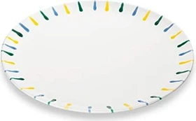 Gmundner Keramik Buntgeflammt Platzteller Cup 32cm