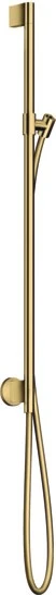 Hansgrohe Axor One Brausestange mit Wandanschluss und Brauseschlauch polished goldoptik