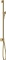 Hansgrohe Axor One Brausestange mit Wandanschluss und Brauseschlauch polished goldoptik Vorschaubild