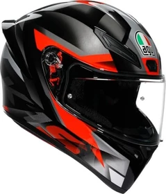 AGV K1 S E2206 Fastlap schwarz/grau/rot