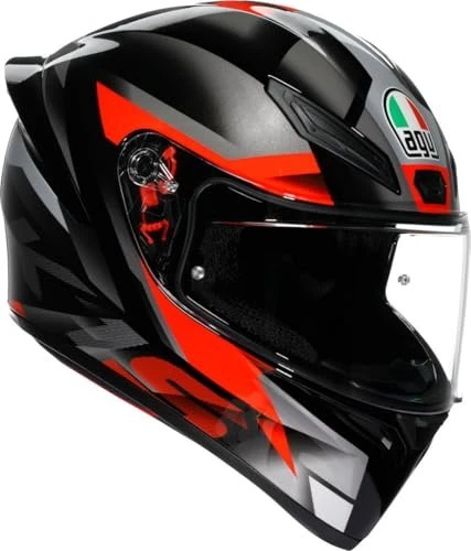 AGV K1 S E2206 Fastlap schwarz/grau/rot