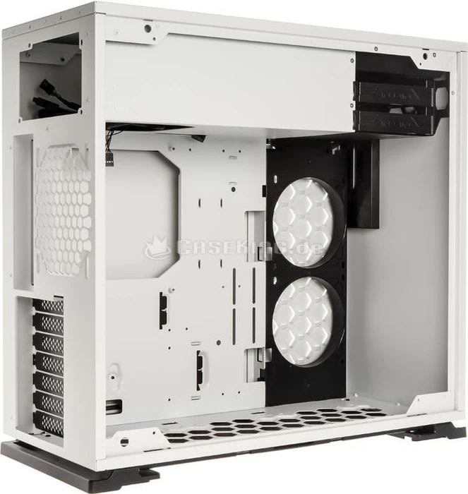 In Win 101C, weiß, Glasfenster