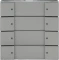 Busch-Jaeger Bedienelement 4/8-fach, Plattform 63, edelstahl Vorschaubild