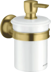 Hansgrohe Axor Montreux Seifenspender mit Halter brushed brass