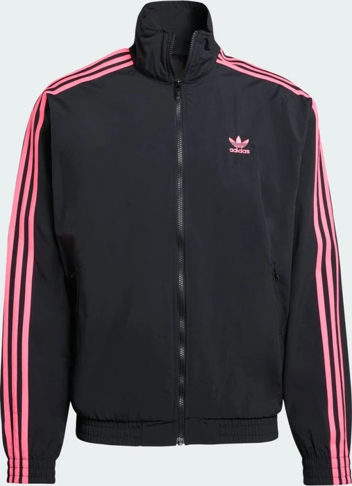adidas Adicolor Woven Firebird Originals Trainingsjacke black/lucid pink (Herren)
