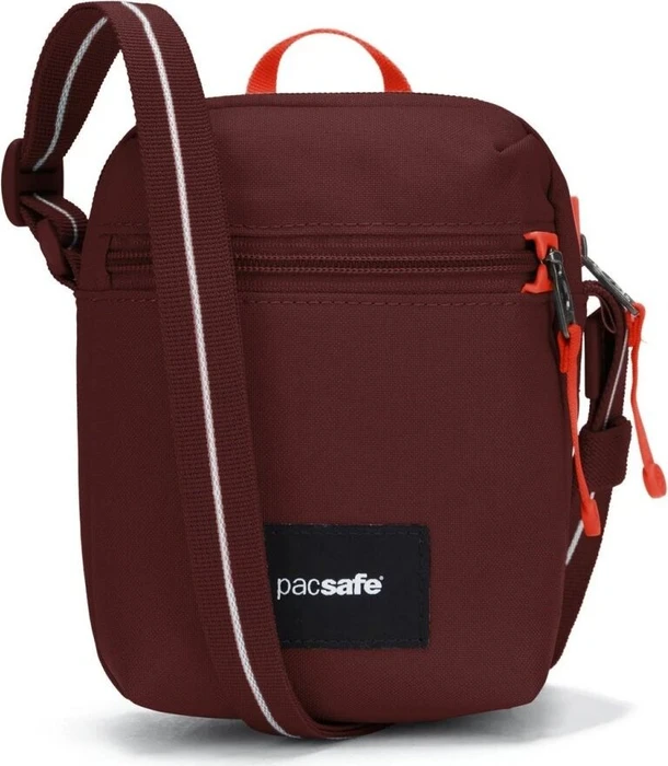 Pacsafe GO Anti-Theft Micro Crossbody Umhängetasche garnet red