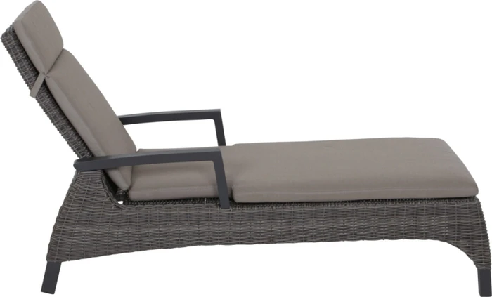 Siena Garden Corido Gartenliege matt anthrazit/charcoal-grey
