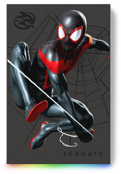 Seagate FireCuda Gaming HDD - Miles Morales Special Edition, 2TB, +Rescue, USB 3.0 Micro-B