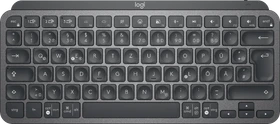 Logitech MX Keys Mini, LEDs weiß, Logi Bolt, Graphite, schwarz, USB/Bluetooth, DE