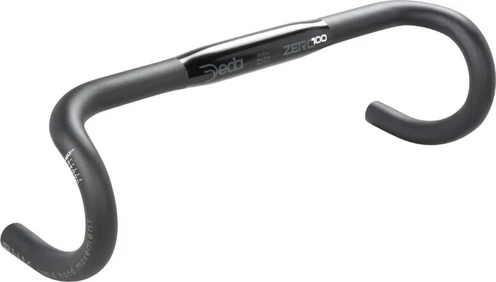 Deda Zero100 31.7mm Rennrad Lenker 130mm/75mm 420mm black on black (D100BOB42)