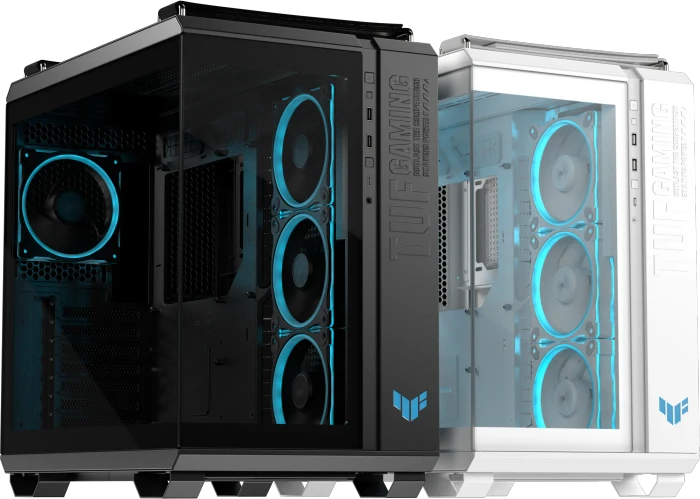 ASUS TUF Gaming GT502 Horizon TG ARGB Black, Glasfenster