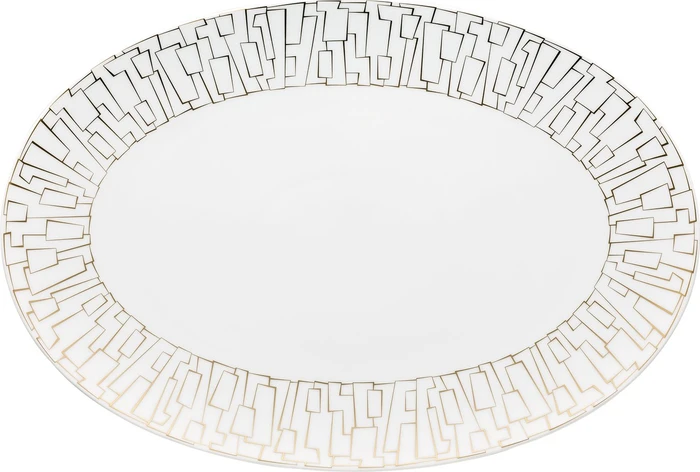 Rosenthal studio-line TAC Gropius Skin Gold Platte 38x26cm