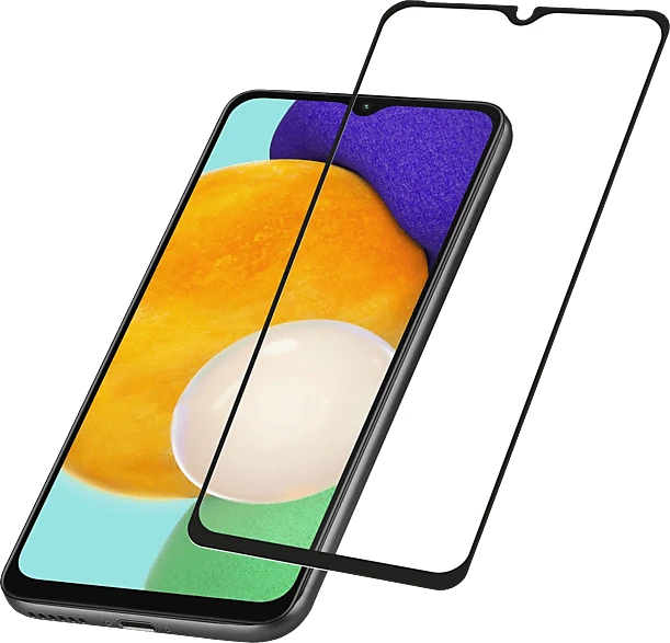 Cellularline Impact Glass Capsule für Samsung Galaxy A33 5G schwarz