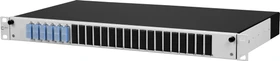 Metz Connect OpDAT slide splice LWL-Patchpanel SC-D Kupplungen, OS2, 6-Port, 1HE, 1HE