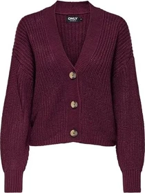 ONLY Carol Strickjacke cabarnet (Damen)