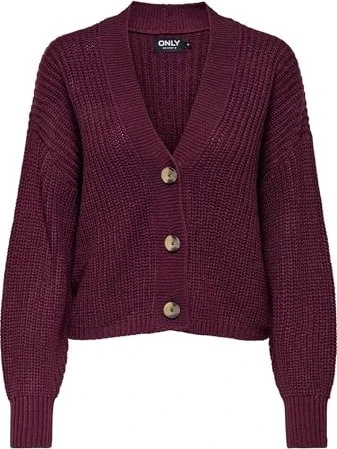 ONLY Carol Strickjacke cabarnet (Damen)