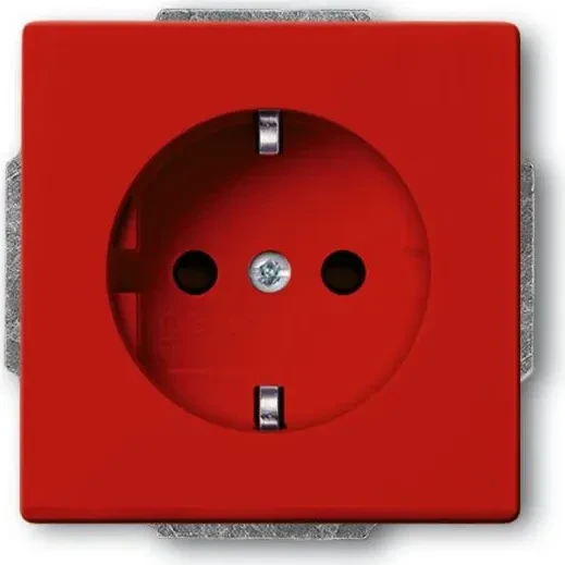 Busch-Jaeger Future Linear Steckdosen-Einsatz, rot