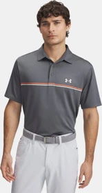 Under Armour Playoff 3.0 Stripe Poloshirt kurzarm castlerock/fire/summit white (Herren)