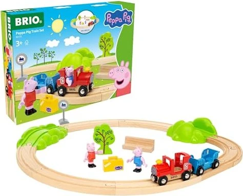 BRIO World Peppa Pig Train Set