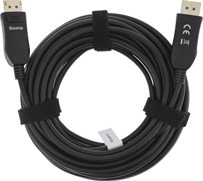 InLine DisplayPort 2.1 Kabel AOC DP54 schwarz, 50m