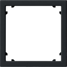 Gira Adapterrahmen mit quadratischem Ausschnitt 45x45mm, schwarz matt