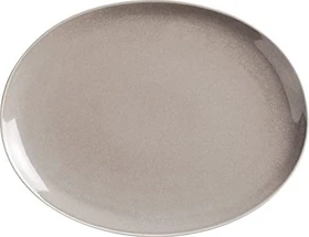Kahla Homestyle desert sand Platte oval 32x24.4cm grau