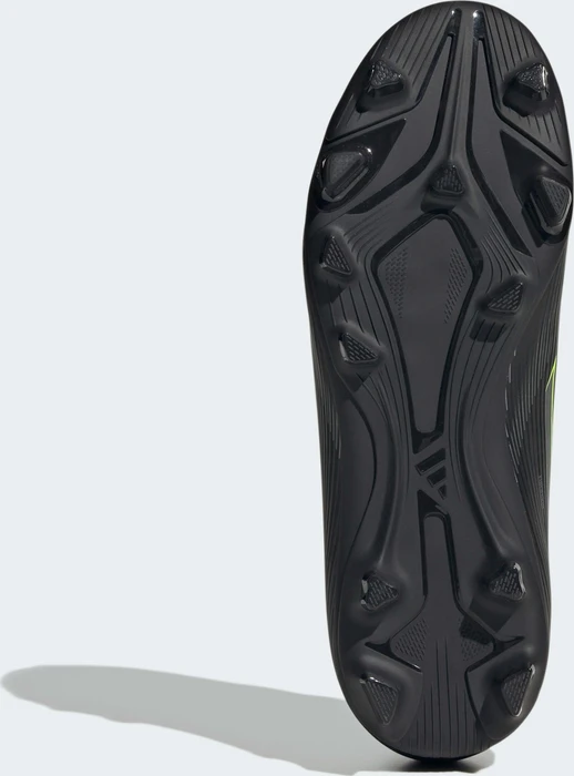 adidas F50 Club core black/iron metallic/lucid lemon (Junior)