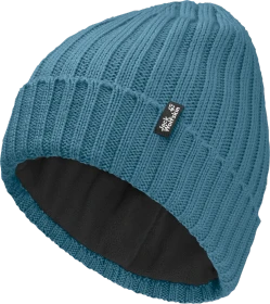 Jack Wolfskin Rib Knit Beanie galapagos