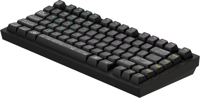 Dark Project ALU81A Terra Nova Wireless Gaming Keyboard, schwarz, LEDs RGB, g3ms Moonstone, USB/Bluetooth, US