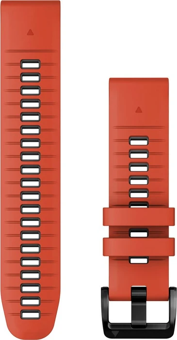 Garmin Ersatzarmband QuickFit 22 Silikon flame red/graphite