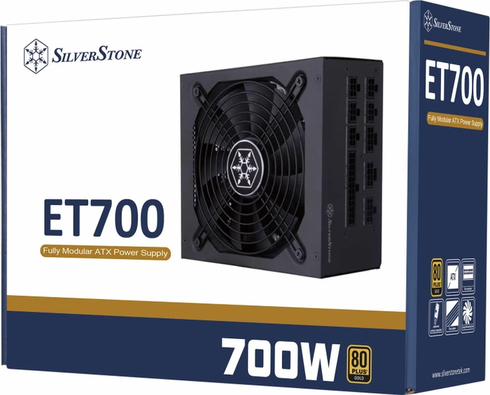 SilverStone Essential Modular Gold ET700-MG 700W, ATX 2.4
