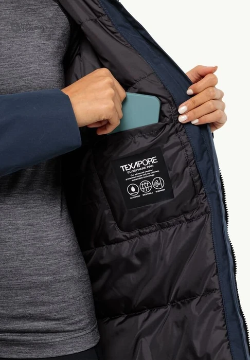 Jack Wolfskin Salier Funktionsmantel night blue (Damen)
