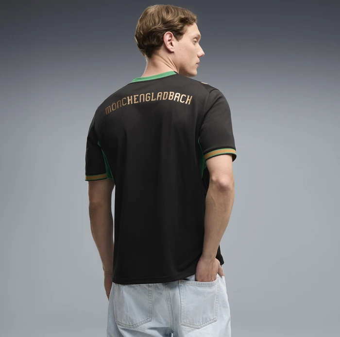 Puma Borussia Mönchengladbach 2026/2027 Auswärtstrikot kurzarm puma black/archive green (Herren)