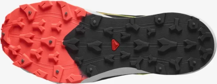 Salomon Winter Cross Spike black/fiery coral/safety yellow