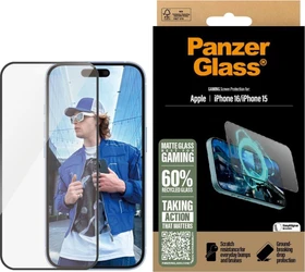PanzerGlass Gaming Screen Protector Ultra-Wide Fit für Apple iPhone 16