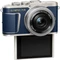 Olympus PEN E-PL9 blau mit Objektiv M.Zuiko digital ED 14-42mm 3.5-5.6 EZ Vorschaubild