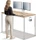 Desktronic HomeMax Sitz-Steh-Schreibtisch 160x80cm Eiche/weiß