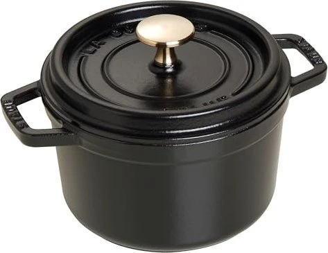 Zwilling Staub Cocotte Schmortopf rund 16cm 1.2l schwarz