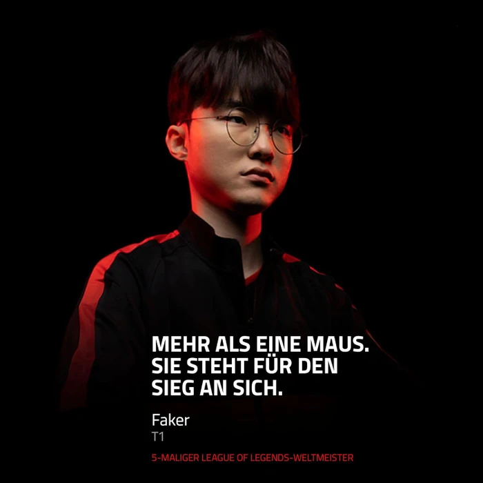 Razer Viper V3 Pro Faker Edition rot, USB