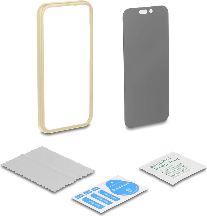 DeLOCK Displayschutzglas Anti-Spy für Apple iPhone 17