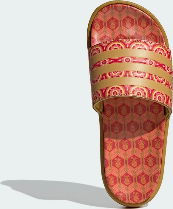 adidas Platform Adilette victory gold/tomato (Damen)
